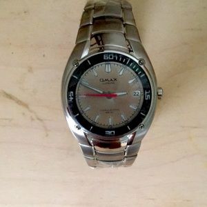 Men’s Omax stainless steel watch